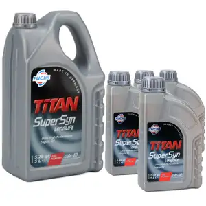 FUCHS MOTOR&Ouml;L TITAN SuperSyn Longlife 0W-40 ACEA A3/B4 FORD M2C937-A 9L 9 Liter