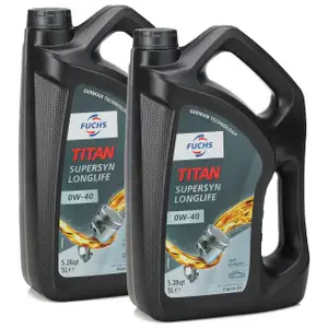 FUCHS MOTOR&Ouml;L TITAN SuperSyn Longlife 0W-40 ACEA A3/B4 FORD M2C937-A 10 Liter
