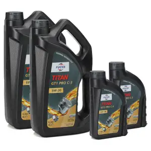 FUCHS MOTOR&Ouml;L TITAN GT1 Pro C-3 5W30 5W-30 VW 504.00 507.00 MB 229.51 10 Liter