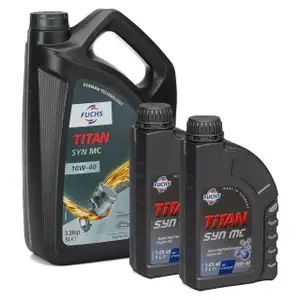 FUCHS MOTOR&Ouml;L TITAN SYN MC 10W40 ACEA A3/B4 MB 229.3 VW 501.01 505.00 - 7 Liter