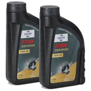 FUCHS Getriebe&ouml;l Achsgetriebe&ouml;l TITAN SINTOPOID SAE 75W-90 75W90 - 2L 2 Liter