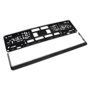 Kennzeichenhalter Nummernschildhalter Wechselkennzeichen TERRA SCHWARZ 520mm