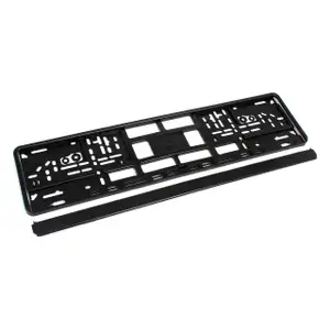 Kennzeichenhalter Nummernschildhalter Wechselkennzeichen MARS SCHWARZ 520mm