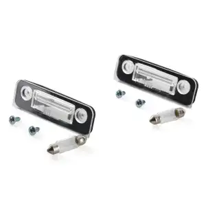 2x Kennzeichenleuchte + Gl&uuml;hlampen C5W FORD FIESTA V FUSION (JU) MONDEO II (BAP)