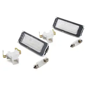 2x Kennzeichenleuchte + Gl&uuml;hlampe C5W f&uuml;r FIAT DUCATO Bus (250_, 290_)