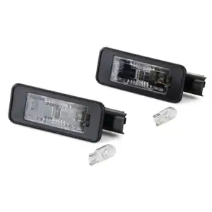 2x Kennzeichenleuchte + Gl&uuml;hlampe CITROEN C4 II C5 III DS4 PEUGEOT 2008 I 208 I 308 II