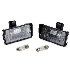 2x Kennzeichenleuchte + Gl&uuml;hlampen SEAT ALTEA AROSA CORDOBA IBIZA LEON TOLEDO