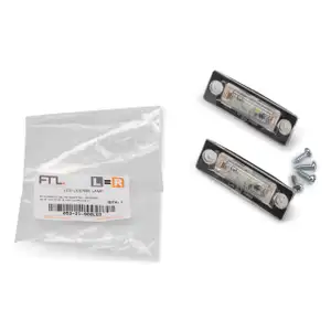 2x Kennzeichenleuchte LED f&uuml;r SKODA Superb I 3U4 VW Passat 3B 3C Touran T5