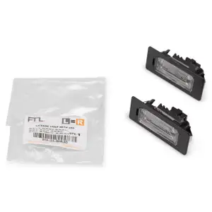 2x Kennzeichenleuchte LED f&uuml;r AUDI A3 A4 A6 SKODA Fabia 2 VW Passat Variant 3C5