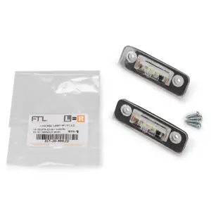 2x Kennzeichenleuchte LED f&uuml;r FORD FIESTA V MK5 FUSION (JU) MONDEO II