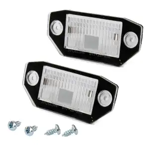 2x Kennzeichenleuchte Nummernschildleuchte f&uuml;r Ford Mondeo III 10.2000-03.2007