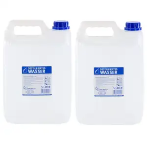 Destilliertes Wasser Laborwasser B&uuml;gelwasser ENTIONISIERT CHEMISCH REIN 10 Liter