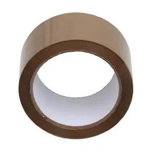 1 Rolle Klebeband Packband Paketband Paketklebeband BRAUN 50mm x 66m