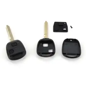 1x Schl&uuml;sselgeh&auml;use + Schl&uuml;sselrohling 2-Tasten TOYOTA Avensis Corolla Rav 4 Yaris
