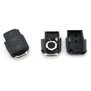 1x Schl&uuml;sselgeh&auml;use 3-Tasten SKODA Fabia I II Roomster Superb VW Golf 4 Passat 3B Polo 9N