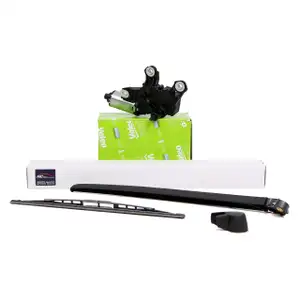 VALEO Heckwischermotor + AIC Wischerarm + Kappe + Wischerblatt AUDI A6 C6 AVANT