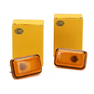 2x HELLA Zusatzblinkleuchte AUDI 100 80 A6 PORSCHE 911 (964) 968 VW Golf I II