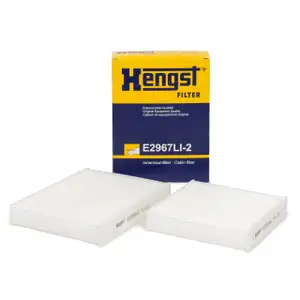HENGST E2967LI-2 Innenraumfilter Satz CITROEN C3 II III DS3 PEUGEOT 2008 207 208