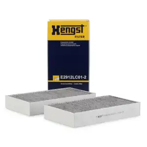 HENGST E2912LC01-2 Innenraumfilter Aktivkohlefilter Satz MERCEDES X164 W164 W251