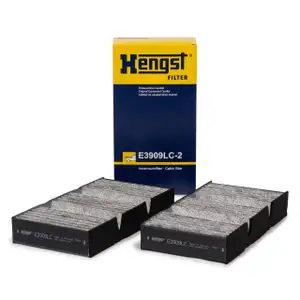 HENGST E3909LC-2 Innenraumfilter Aktivkohlefilter Satz MERCEDES X166 W166 C292