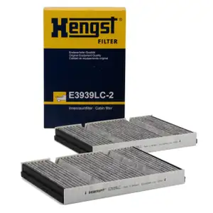 HENGST E3939LC-2 Innenraumfilter Aktivkohle Satz MERCEDES S-Klasse W222 A217 C217