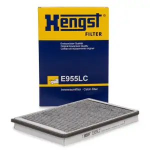 HENGST E955LC Innenraumfilter Aktivkohle AUDI A4 (B6 B7) A6 (C5) SEAT EXEO (3R)