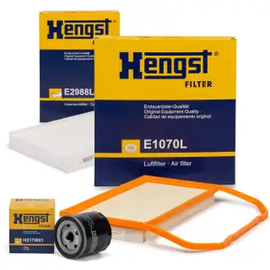 HENGST Filterset Filterpaket f&uuml;r SEAT Mii SKODA Citigo VW Up 1.0 60 / 68 / 75 PS