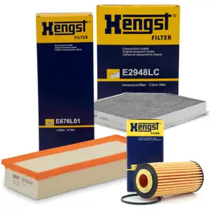 HENGST Filterset f&uuml;r AUDI A4 B8 A5 8T 8F Q5 1.8 TFSI 144/170/177 PS + 2.0 TFSI 224/230 PS