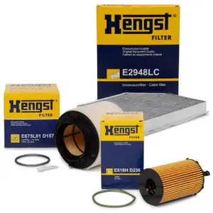 HENGST Filterset f&uuml;r AUDI A4 8K B8 A5 8T 8F Q5 8RB 3.0 TDI SQ5 204-340 PS