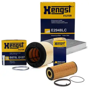 HENGST Filterset f&uuml;r AUDI A4 B8 A5 8T 8F Q5 8RB 3.0 TFSI 3.2 FSI S4 S5 SQ5