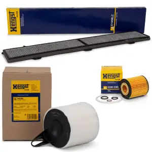 HENGST Filterset BMW 1er E81 E87 116i 3er E90 E91 E92 316i 115 / 121 / 122 PS