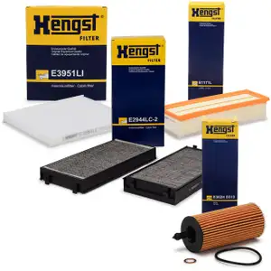 HENGST Filterset Filterpaket f&uuml;r BMW X5 F15 F85 sDrive25d xDrive25d 231 PS B47