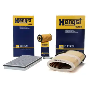 HENGST Filterset f&uuml;r PORSCHE BOXSTER CAYMAN (987) 2.7 + S 3.2 + S 3.4 240-303 PS