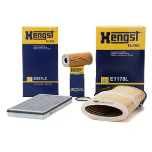 HENGST Filterset f&uuml;r PORSCHE BOXSTER CAYMAN (987) 2.9 + S 3.4 + R 3.4 211-330 PS