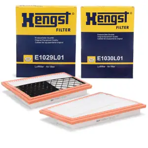 2x HENGST Luftfilter MERCEDES W203 W204 W211 W463 W212 W221 OM642 links + rechts