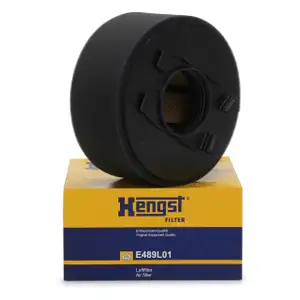 HENGST E489L01 Luftfilter f&uuml;r BMW 3er E46 316i 105/115 PS + 318i 136-150 PS