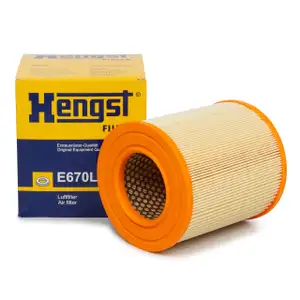 HENGST E670L Luftfilter AUDI A6 C6 2.0 TFSI 170 PS 2.0 TDI 121-170 PS 4F0133843A
