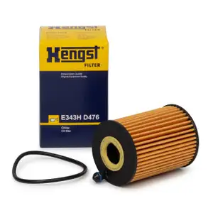 HENGST E343HD476 &Ouml;lfilter AUDI A6 (C8) A7 (4KA) 35/40 TDI Mild Hybrid 163/204 PS