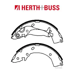 HERTH+BUSS JAKOPARTS Bremsbacken Satz HYUNDAI Getz i10 i20 bis 12.2015 hinten