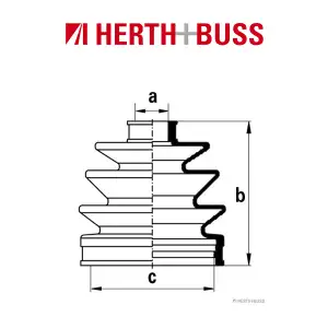 HERTH+BUSS JAKOPARTS Achsmanschetten Satz NISSAN ALMERA PRAIRIE PRIMERA SUNNY