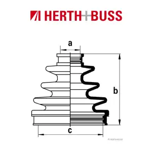 HERTH+BUSS JAKOPARTS Achsmanschetten Satz Antriebswelle TOYOTA CAMRY 3.0 vorne