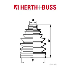 HERTH+BUSS JAKOPARTS Achsmanschetten Satz MAZDA MX-5 I II TOYOTA vorne RADSEITIG