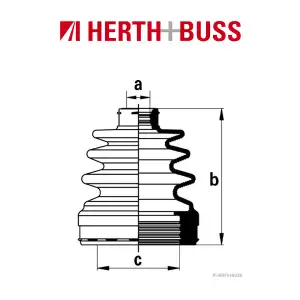HERTH+BUSS JAKOPARTS Achsmanschetten Satz DAEWOO MATIZ vorne GETRIEBESEITIG
