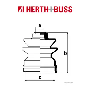 HERTH+BUSS JAKOPARTS Achsmanschetten Satz ISUZU GEMINI f&uuml;r NISSAN GETRIEBESEITIG