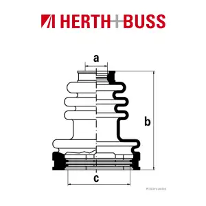 HERTH+BUSS JAKOPARTS Achsmanschettensatz f&uuml;r TOYOTA CAMRY CARINA COROLLA MR 2