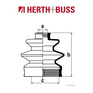 HERTH+BUSS JAKOPARTS Manschettensatz f&uuml;r SUZUKI SWIFT I II WAGON R+ (EM) vorne