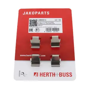 HERTH+BUSS JAKOPARTS Bremsbel&auml;ge Zubeh&ouml;rsatz CITROEN MITSUBISHI PEUGEOT hinten