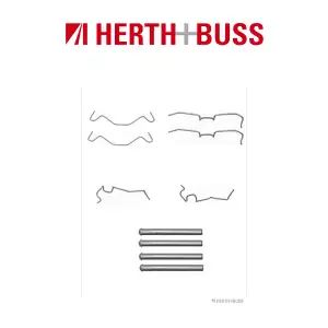 HERTH+BUSS JAKOPARTS Bremsbel&auml;ge Zubeh&ouml;rsatz DAIHATSU CUORE V L7 1.0 1.0 i vorne