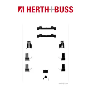 HERTH+BUSS JAKOPARTS Bremsbel&auml;ge Zubeh&ouml;rsatz f&uuml;r TOYOTA MR 2 I + II + III hinten