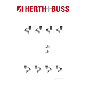 HERTH+BUSS JAKOPARTS Bremsbel&auml;ge Zubeh&ouml;rsatz TOYOTA STARLET P7 P8 P9 1.5 D vorne